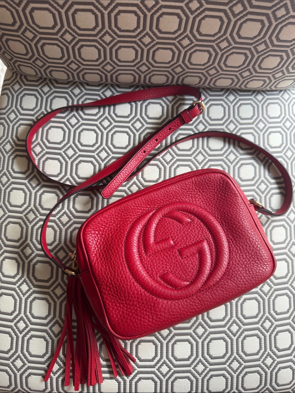 Gucci Red Soho Crossbody